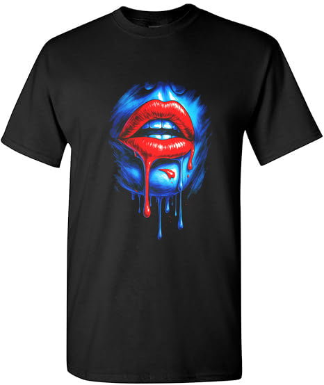Red Lips Blue Face